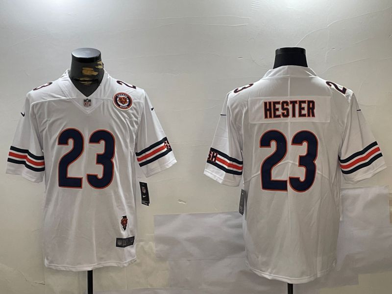 Men Chicago Bears #23 Hester White 2024 Nike Limited NFL Jersey style 2->chicago bears->NFL Jersey